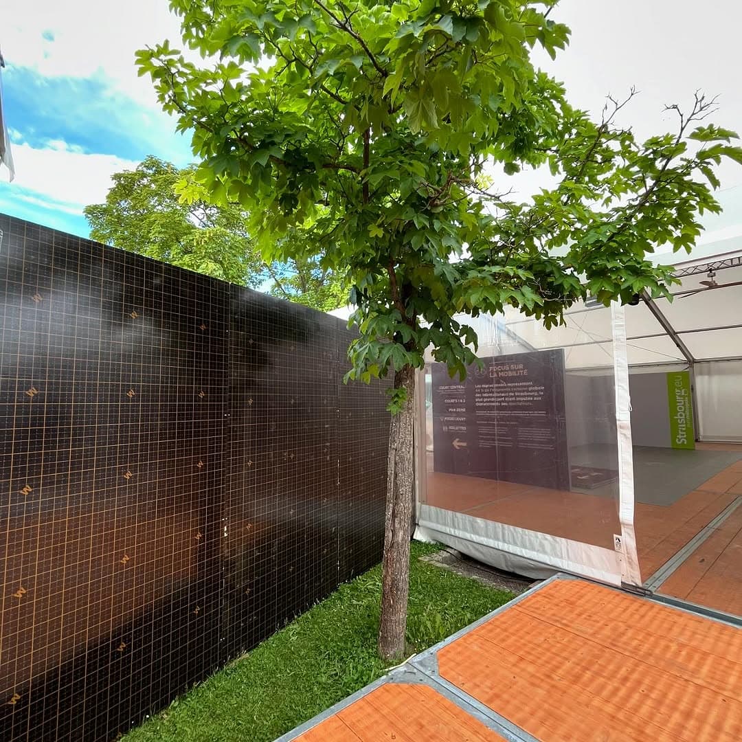 facade tente evenement plancher osb apres