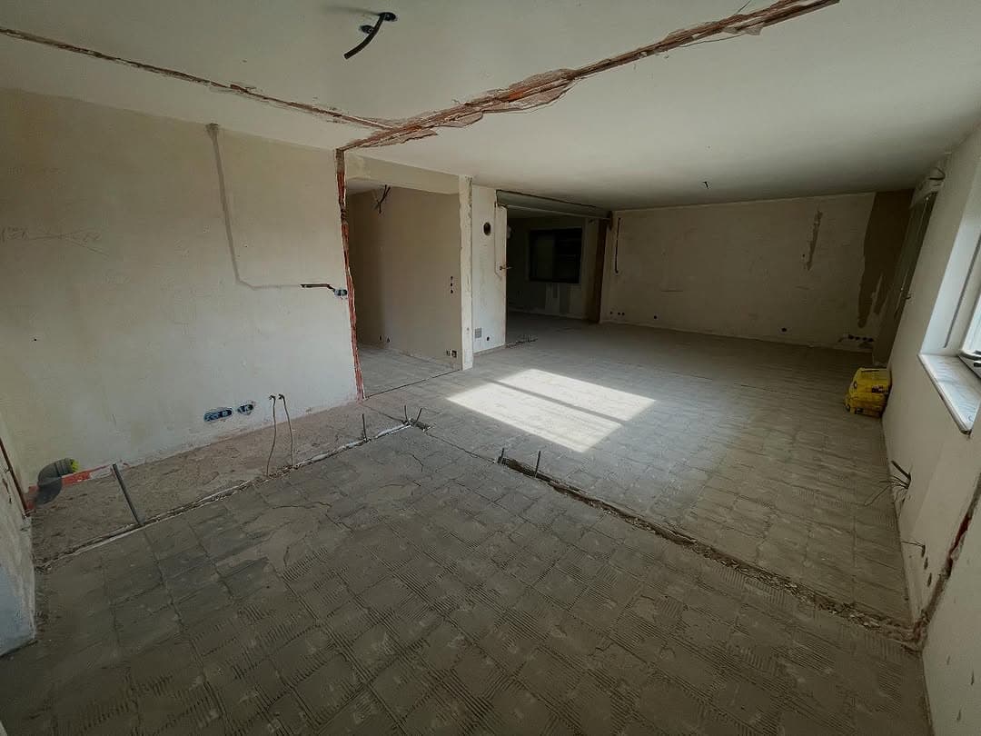 piece vie raccords platre saignées pendant travaux