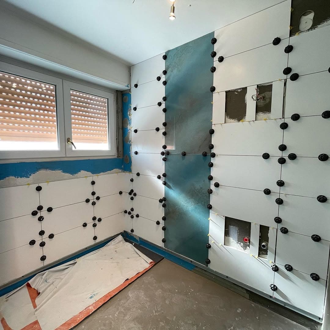 salle de bain etancheite murs pendant travaux
