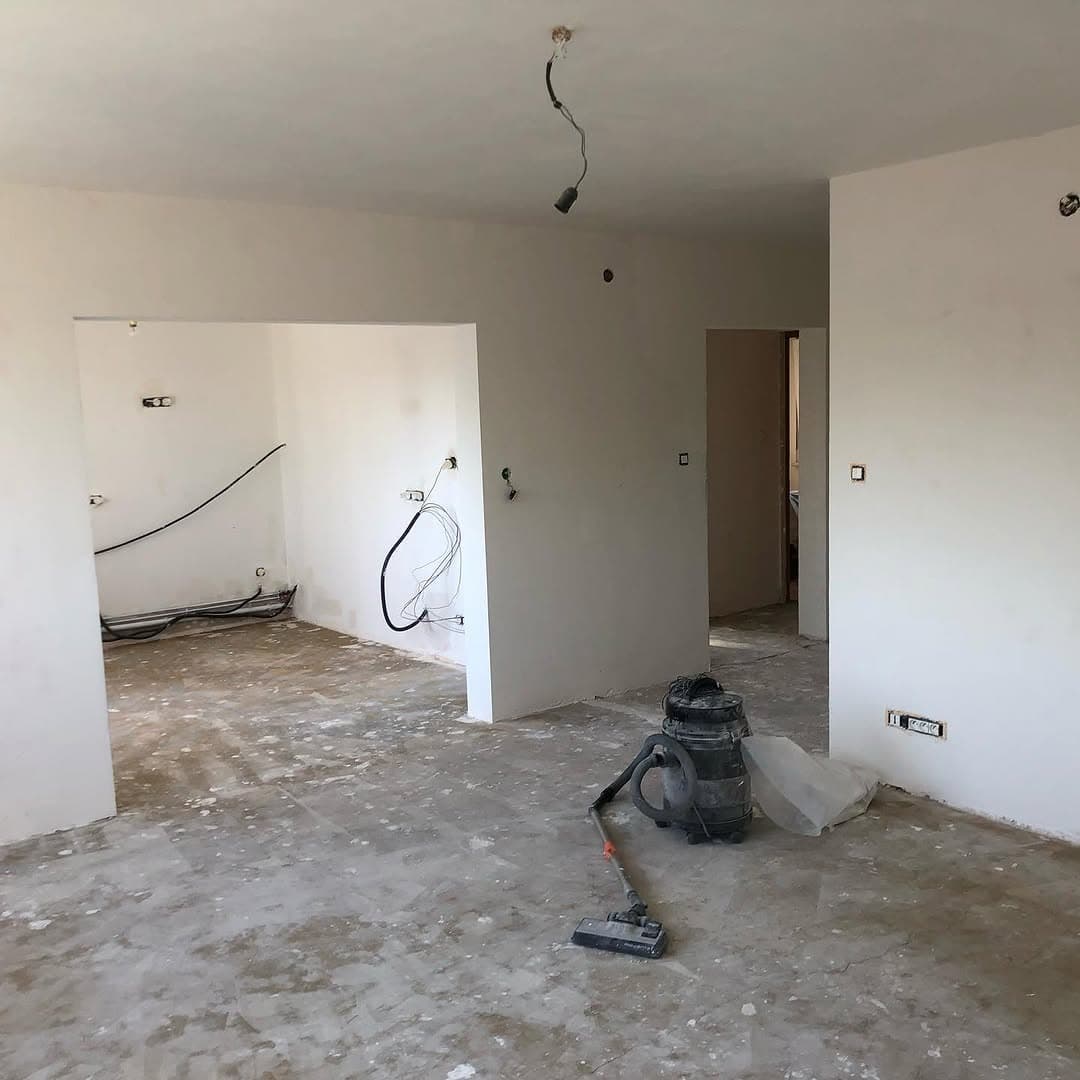 piece vie ouverture cuisine pendant travaux
