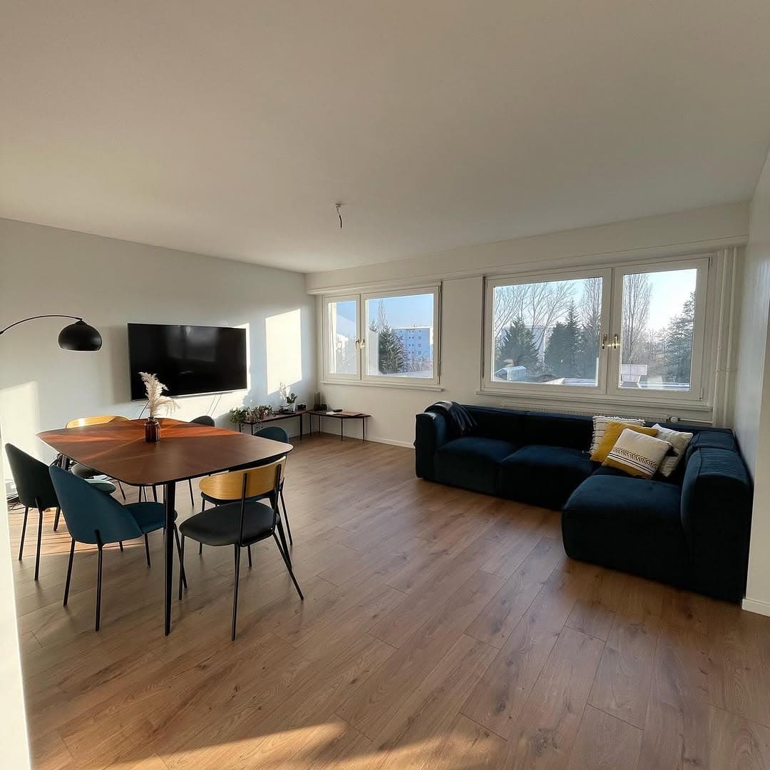 salon salle a manger meuble apres renovation