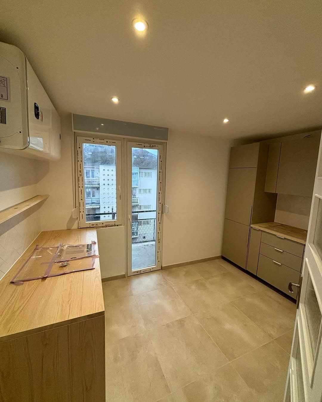 Appartement rénové à Schiltigheim, pièce à vivre terminée
