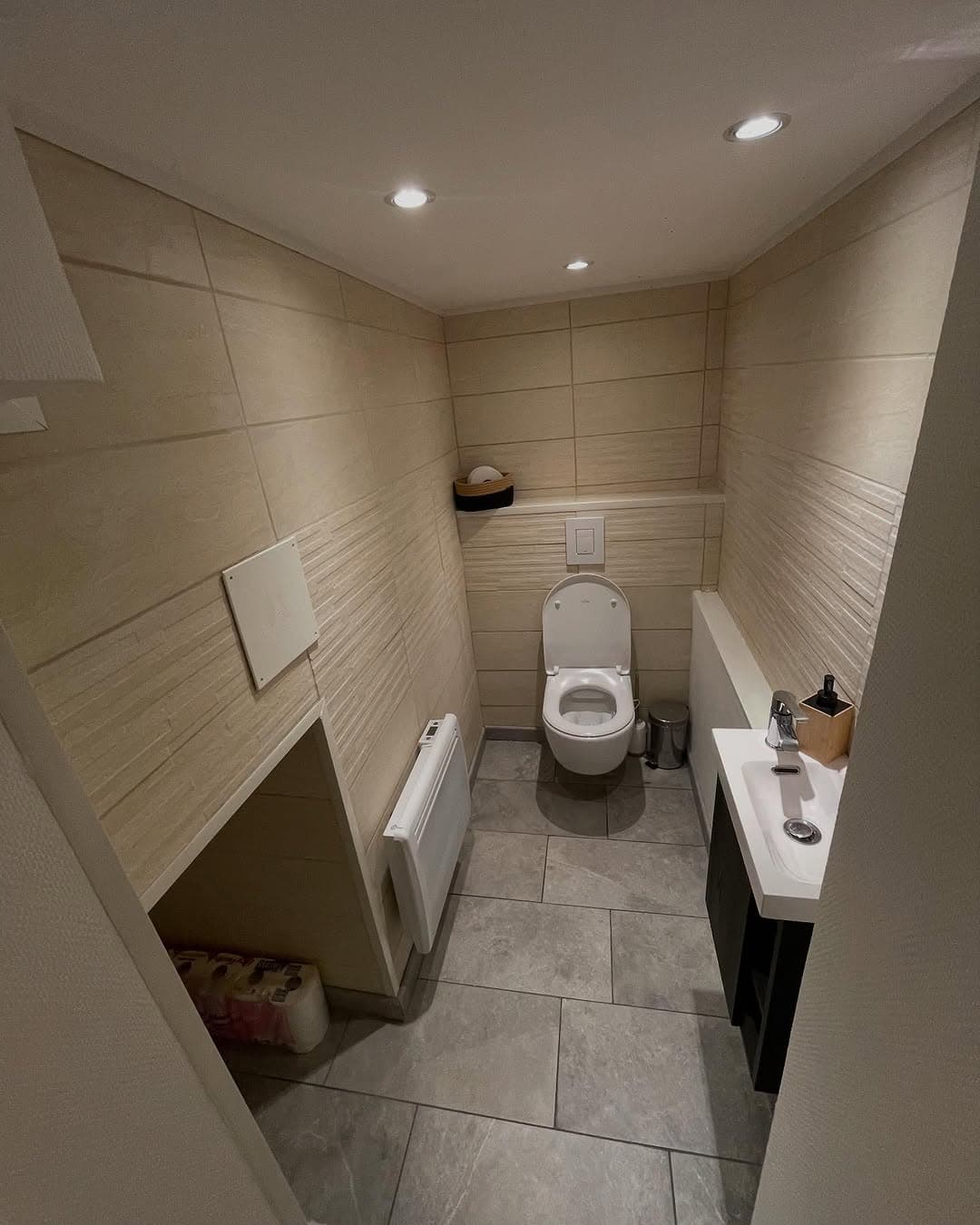 coin wc niche rangement carrelage apres